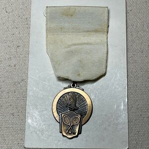 Vintage 1953 Tennis Medal